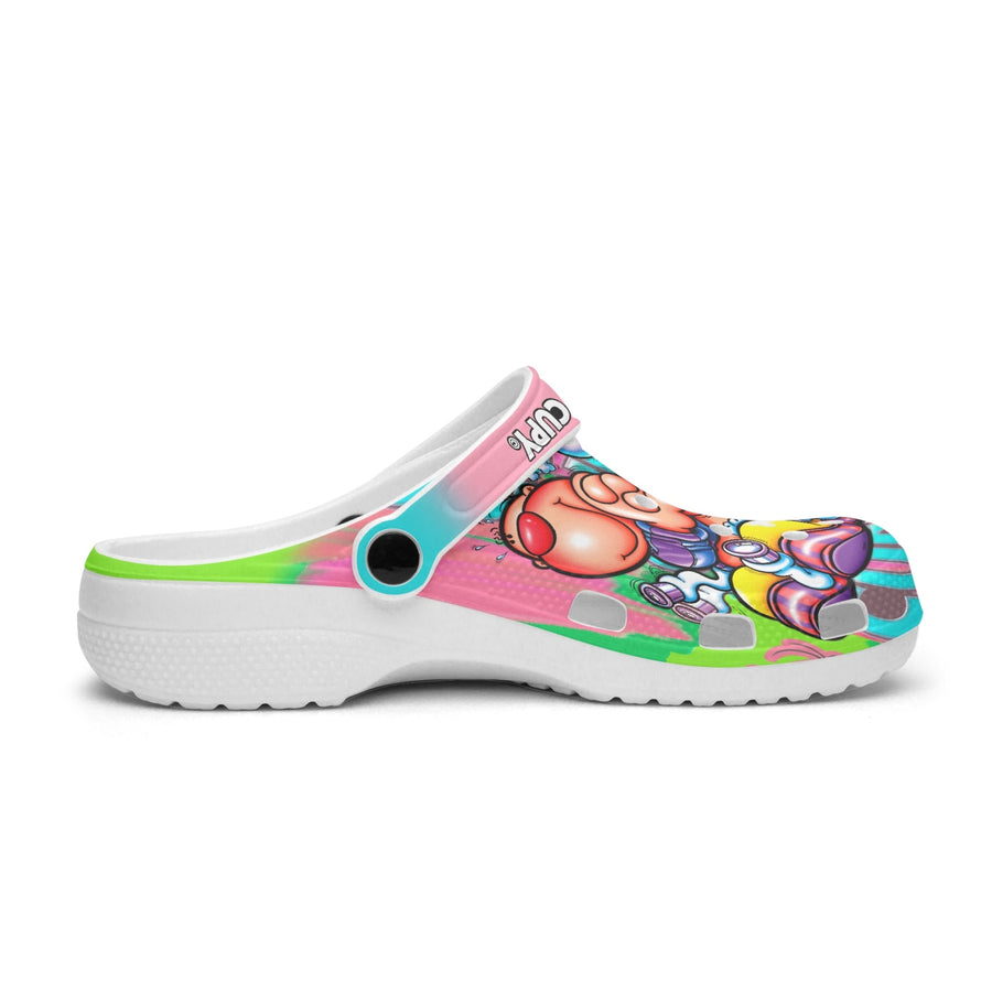 413. All Over Printed Clogs - Cupy