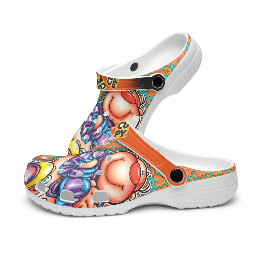 413. All Over Printed Clogs - Cupy