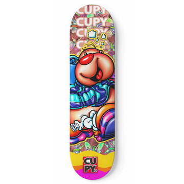 Cupy original design skateboard and wall art No.7