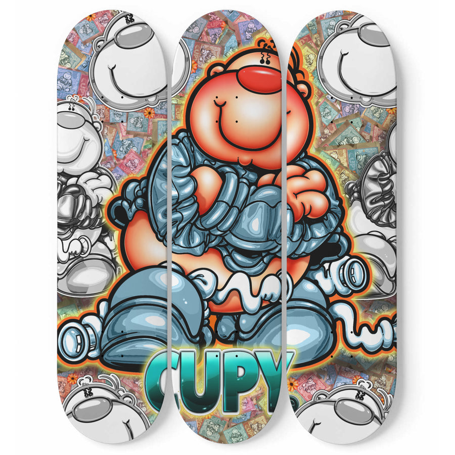 Cupy original design skateboards wall art per 3 No.7