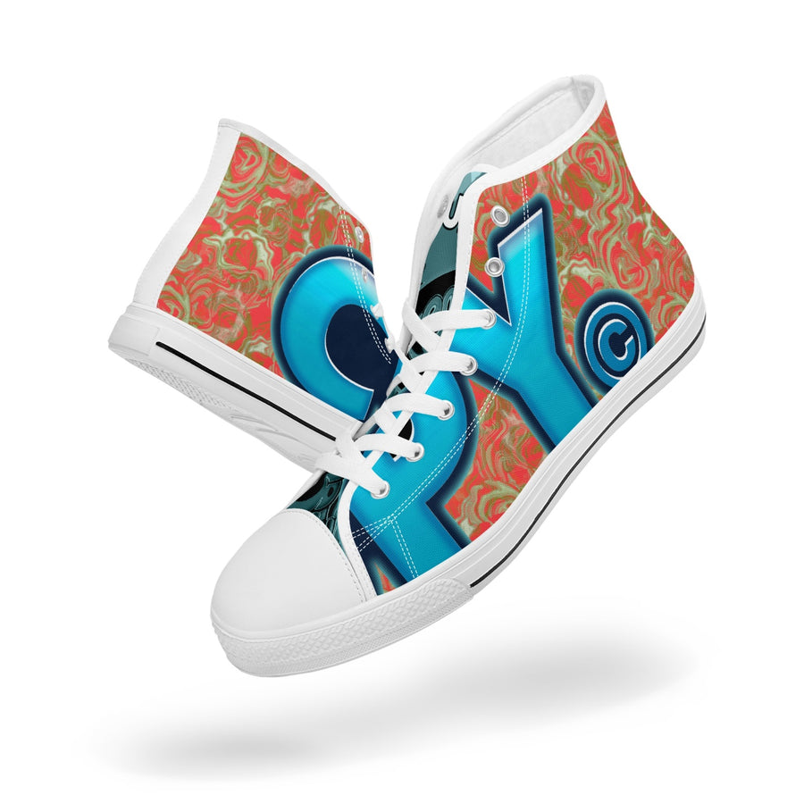 400. New High-top Canvas Shoes - Tongue Printable - Cupy