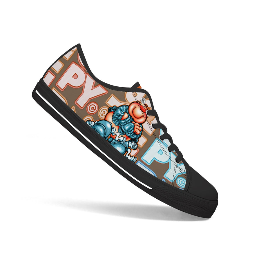 399. New Low-top Canvas Shoes - Tongue Printable - Cupy