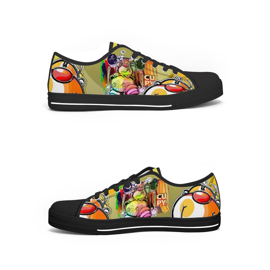 399. New Low-top Canvas Shoes - Tongue Printable - Cupy