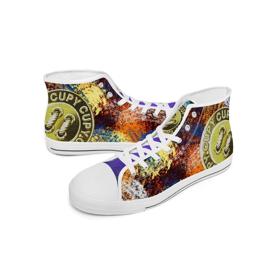 400. New High-top Canvas Shoes - Tongue Printable - Cupy