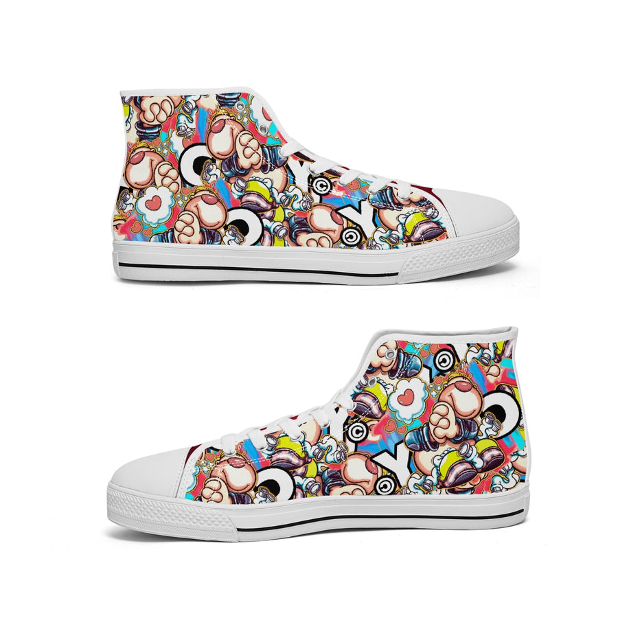 400. New High-top Canvas Shoes - Tongue Printable - Cupy