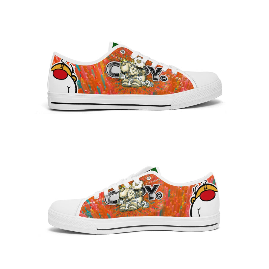 399. New Low-top Canvas Shoes - Tongue Printable - Cupy