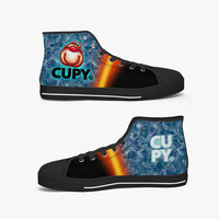 cupy 400. New High-top Canvas Shoes - Tongue Printable - Cupy