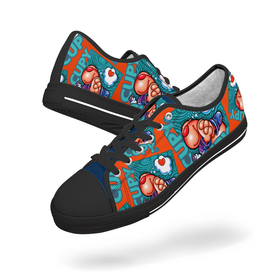 399. New Low-top Canvas Shoes - Tongue Printable - Cupy