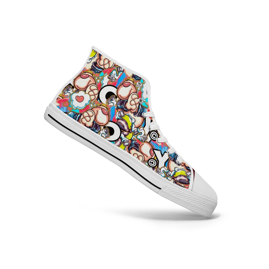 400. New High-top Canvas Shoes - Tongue Printable - Cupy