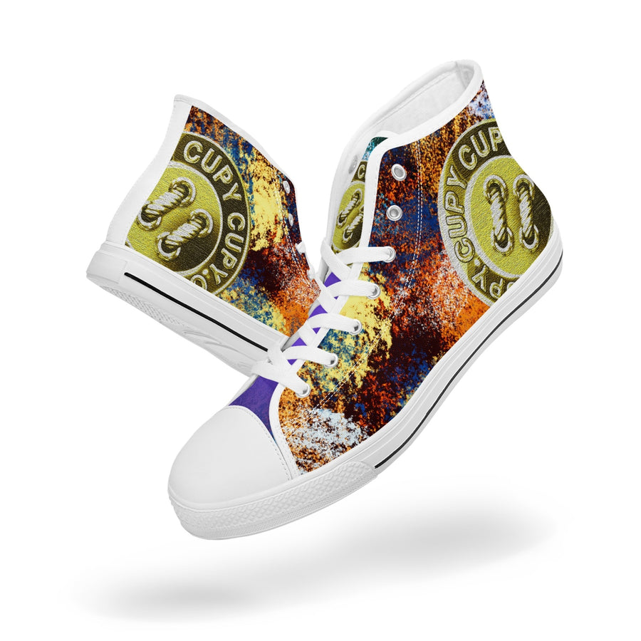 400. New High-top Canvas Shoes - Tongue Printable - Cupy