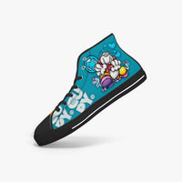 CUPY 400. New High-top Canvas Shoes - Tongue Printable - Cupy