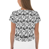 CUPY All-Over Print Crop Tee 5 - Cupy