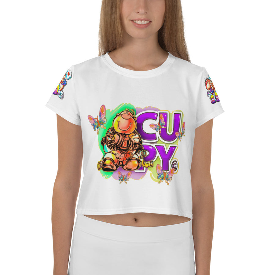 All-Over Print Crop Tee - Cupy