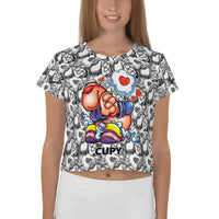 CUPY All-Over Print Crop Tee 5 - Cupy