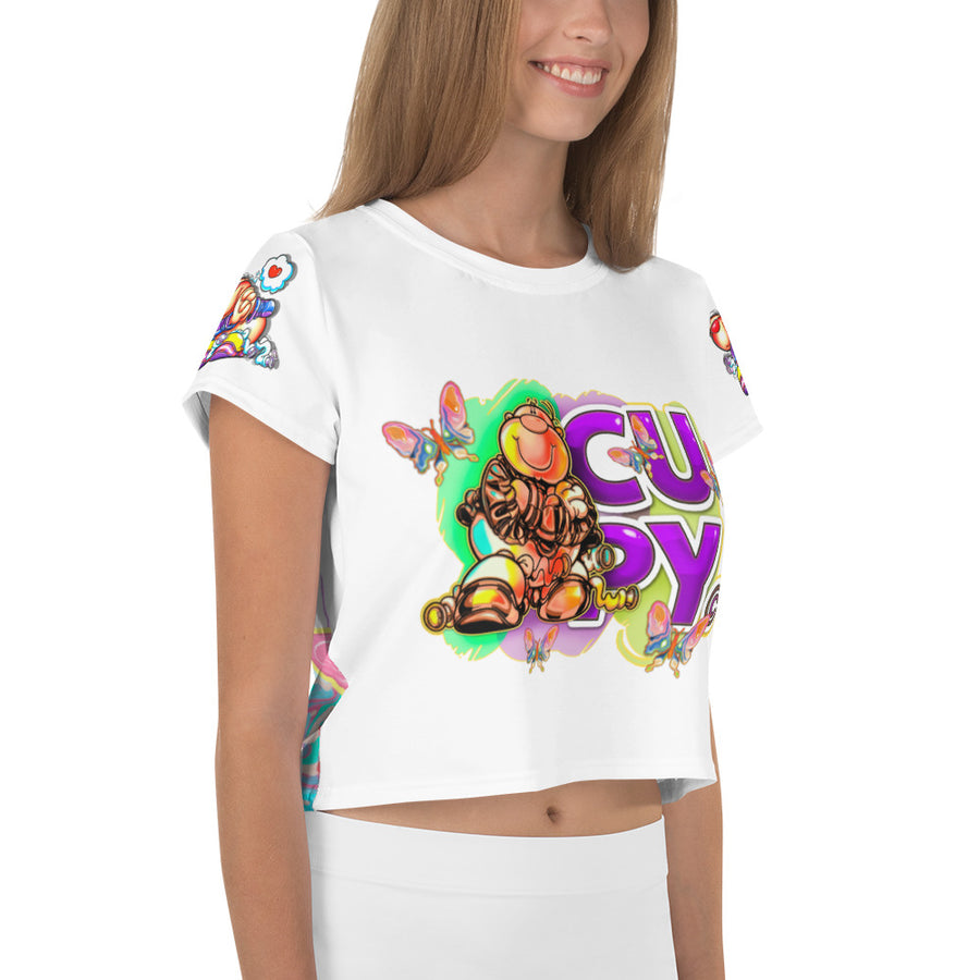 All-Over Print Crop Tee - Cupy