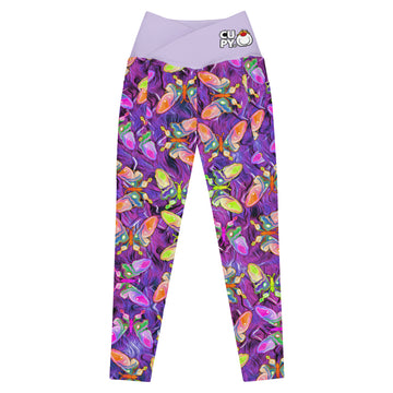 Cupy crossover leggings with pockets - Cupy