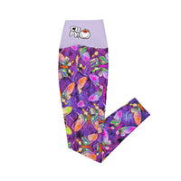 Cupy crossover leggings with pockets - Cupy