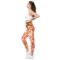 Cupy crossover leggings with pockets - Cupy