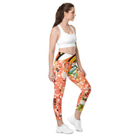 Cupy crossover leggings with pockets - Cupy