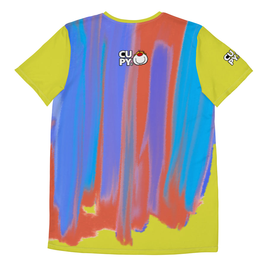 CUPY all-Over Print Men's Athletic T-shirt - Cupy