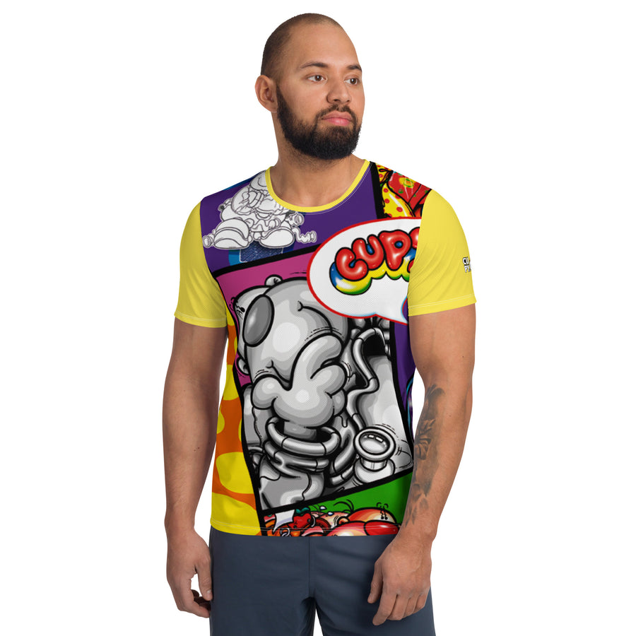 CUPY all-Over Print Men's Athletic T-shirt 1 - Cupy