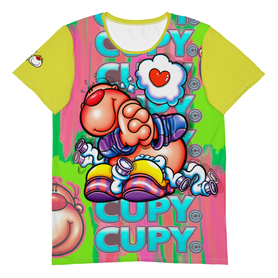 CUPY all-Over Print Men's Athletic T-shirt - Cupy