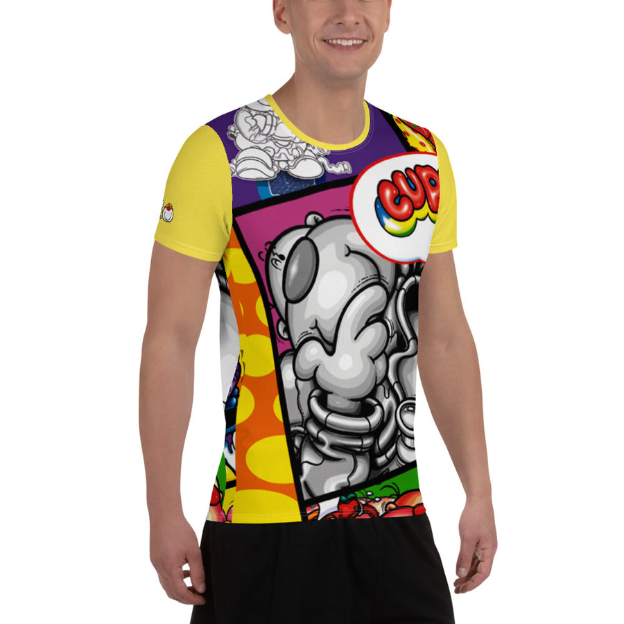 CUPY all-Over Print Men's Athletic T-shirt 1 - Cupy