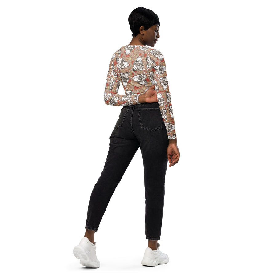 Cupy recycled long-sleeve crop top - Cupy