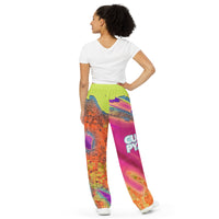 CUPY all-over print unisex wide-leg pants 3 - Cupy