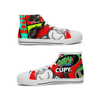 400. New High-top Canvas Shoes - Tongue Printable - Cupy