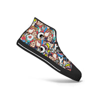 400. New High-top Canvas Shoes - Tongue Printable - Cupy