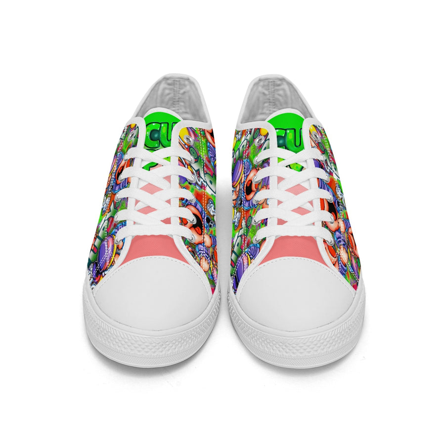 399. New Low-top Canvas Shoes - Tongue Printable - Cupy