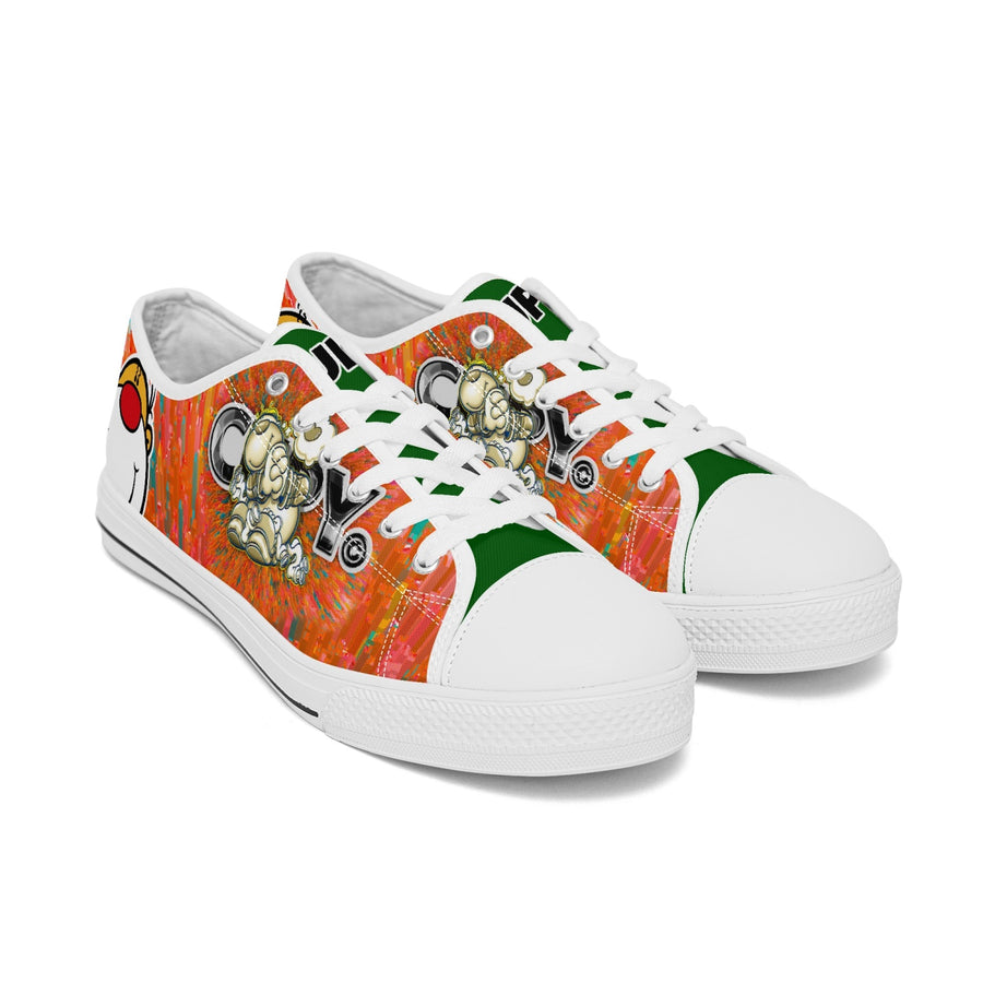 399. New Low-top Canvas Shoes - Tongue Printable - Cupy