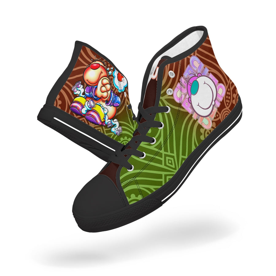 400. New High-top Canvas Shoes - Tongue Printable - Cupy