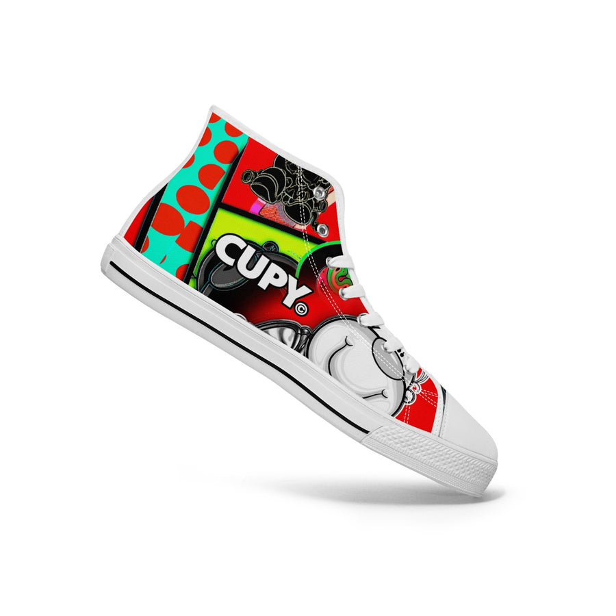 400. New High-top Canvas Shoes - Tongue Printable - Cupy