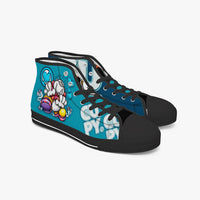 CUPY 400. New High-top Canvas Shoes - Tongue Printable - Cupy