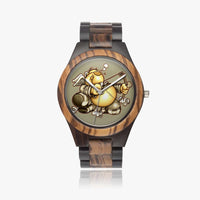 207.cupy Indian Ebony Wooden Watch