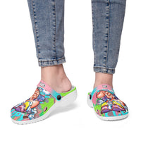 413. All Over Printed Clogs - Cupy