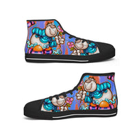 400. New High-top Canvas Shoes - Tongue Printable - Cupy