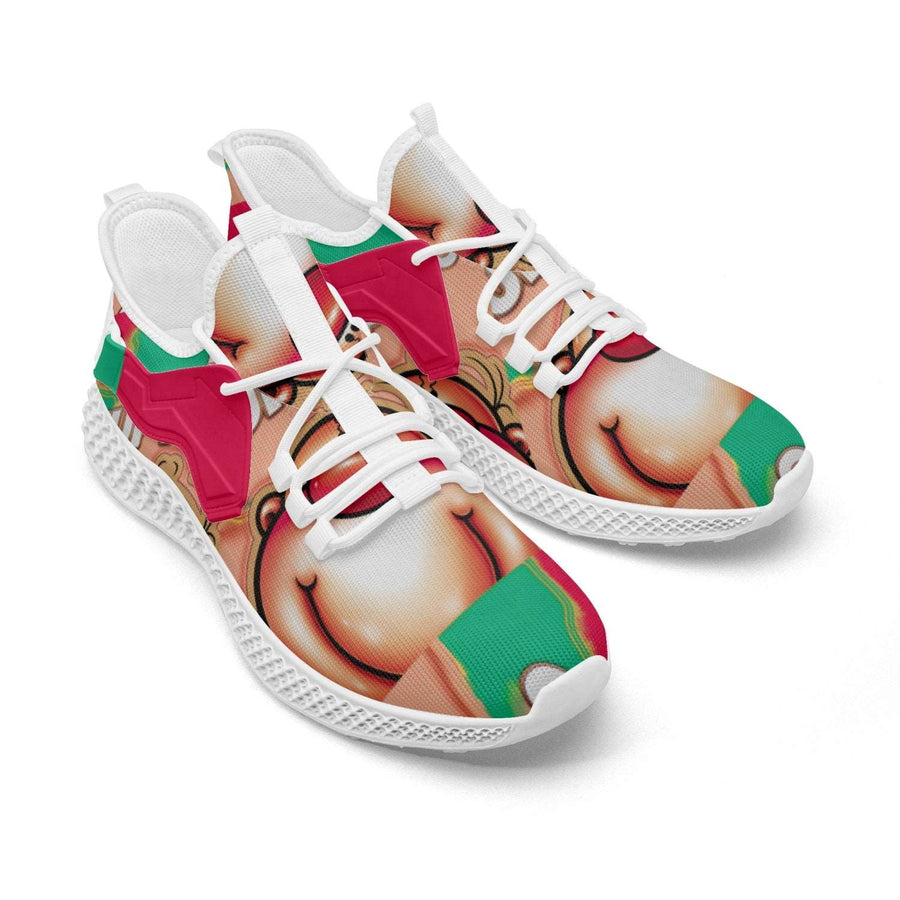 364.  Net Style Mesh Knit Sneakers