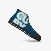 CUPY 400. New High-top Canvas Shoes - Tongue Printable - Cupy