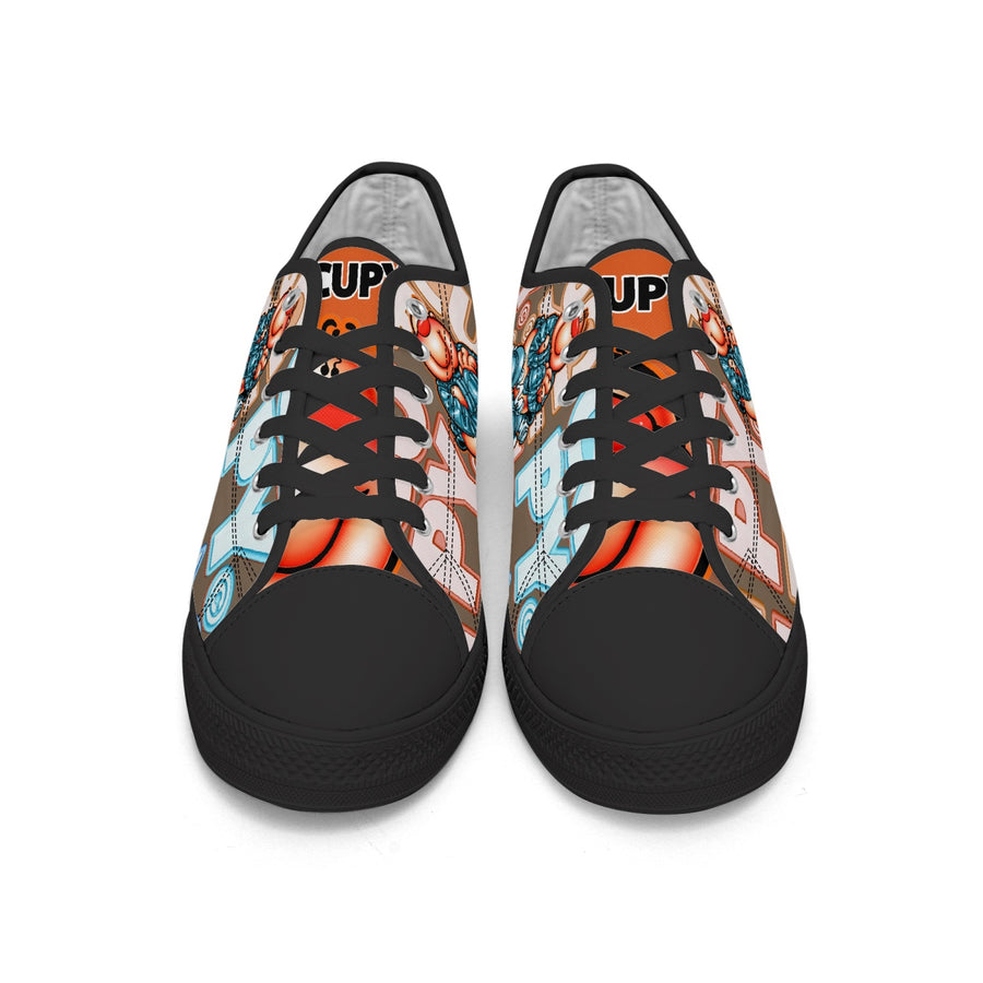 399. New Low-top Canvas Shoes - Tongue Printable - Cupy