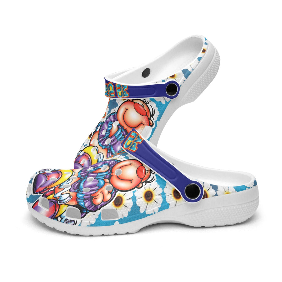 413. All Over Printed Clogs - Cupy