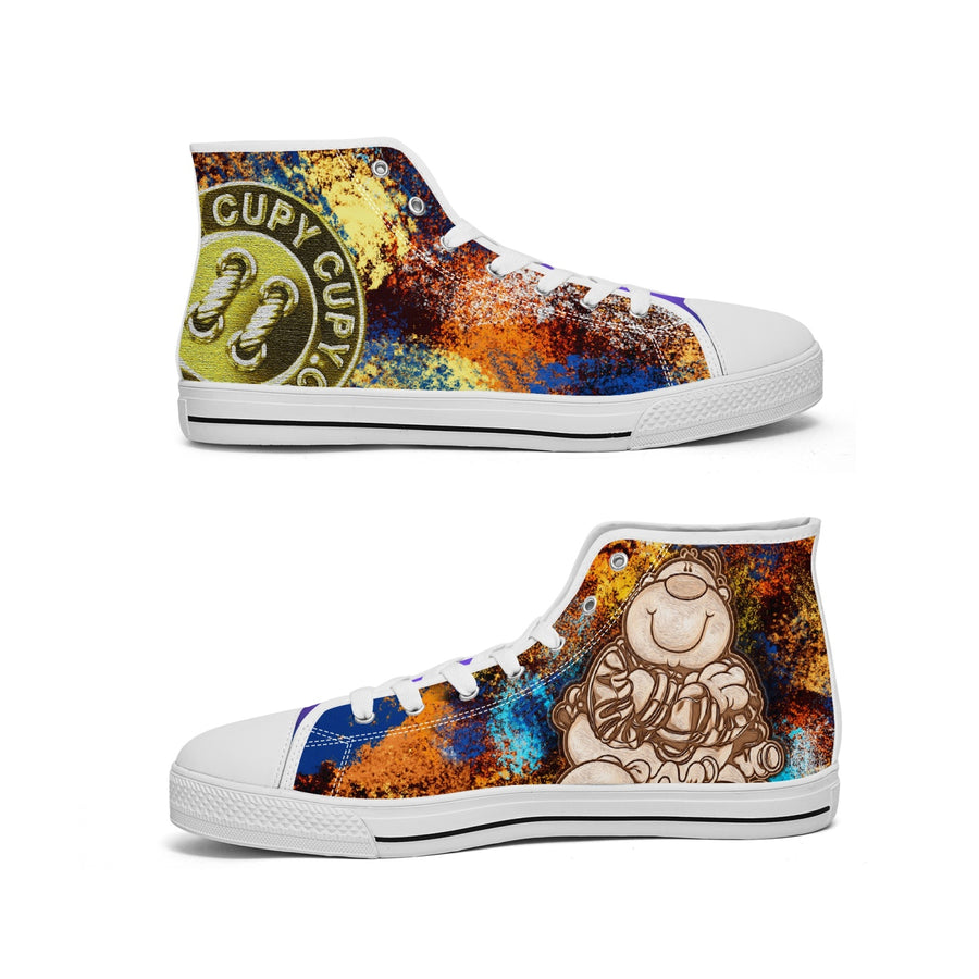 400. New High-top Canvas Shoes - Tongue Printable - Cupy