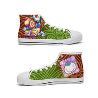 400. New High-top Canvas Shoes - Tongue Printable - Cupy