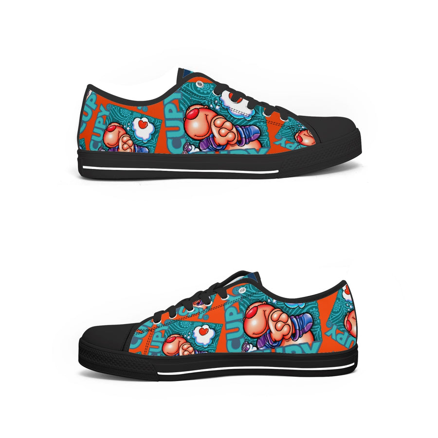 399. New Low-top Canvas Shoes - Tongue Printable - Cupy