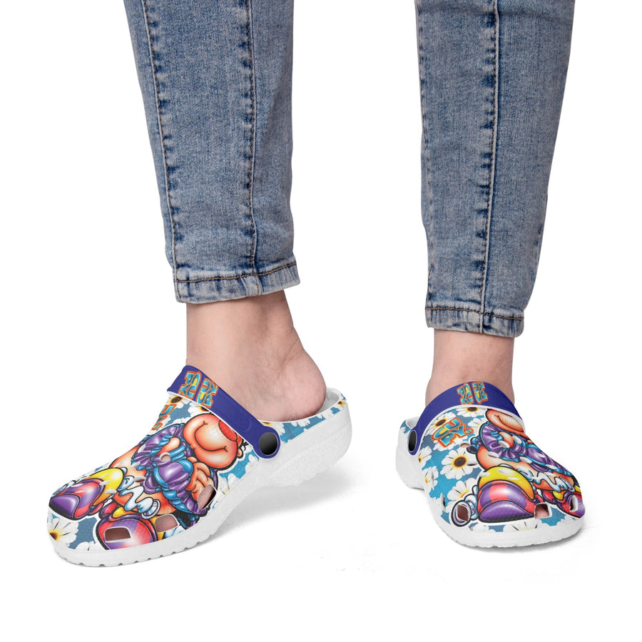 413. All Over Printed Clogs - Cupy