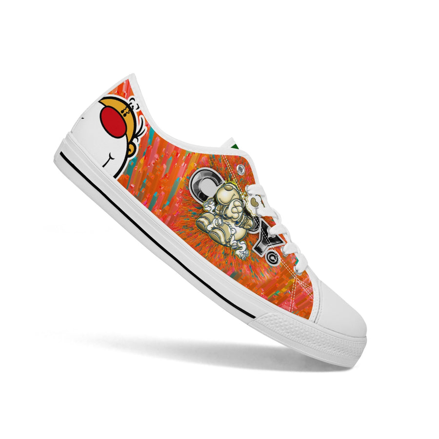 399. New Low-top Canvas Shoes - Tongue Printable - Cupy