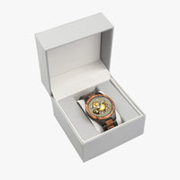 207.cupy Indian Ebony Wooden Watch - Cupy