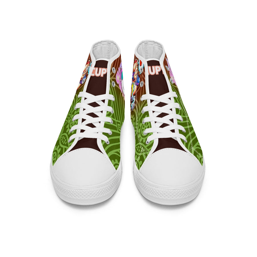 400. New High-top Canvas Shoes - Tongue Printable - Cupy